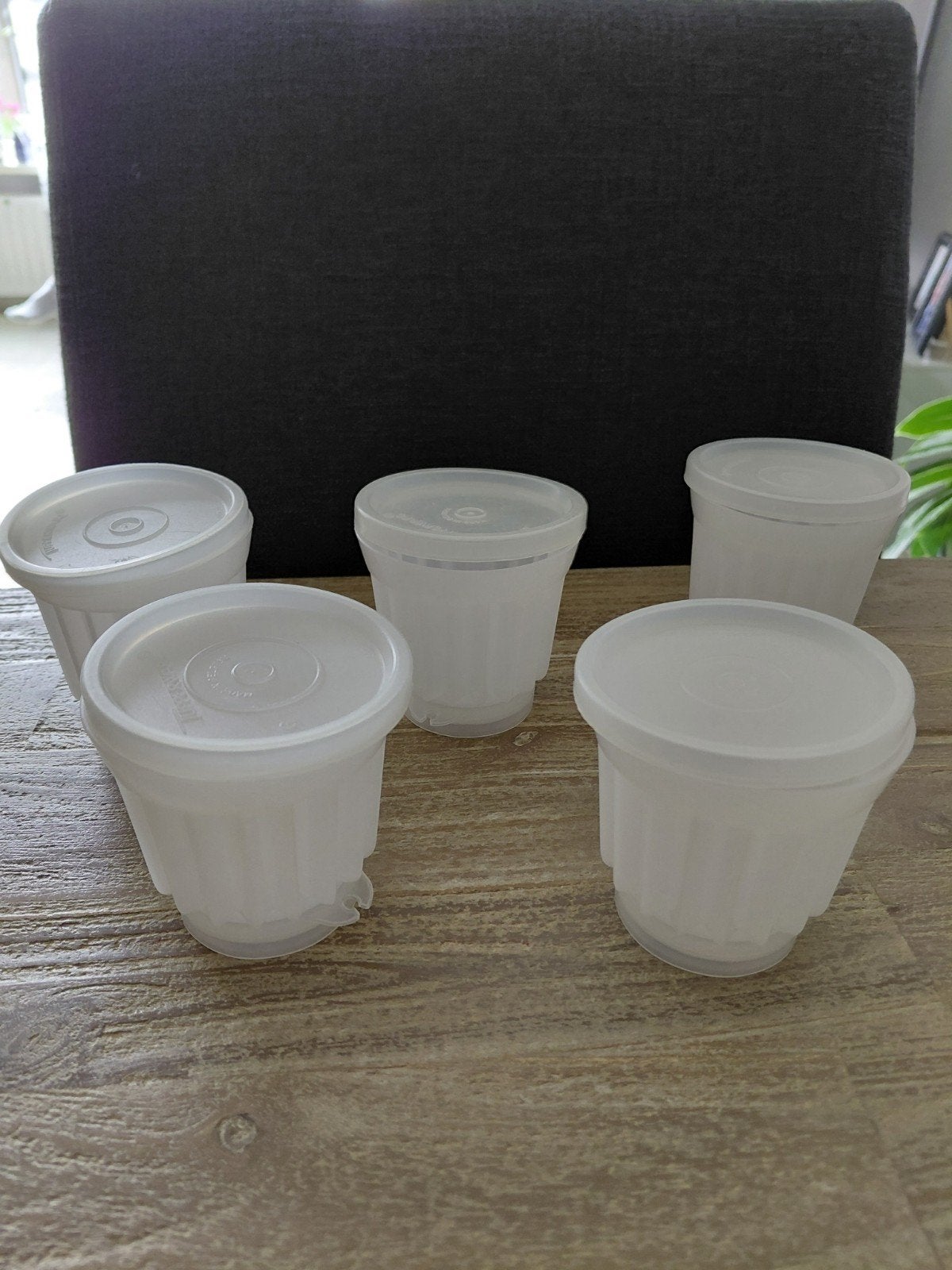 Tupperware  puddingvormpjes 5 stuks, Ophalen, Overige typen