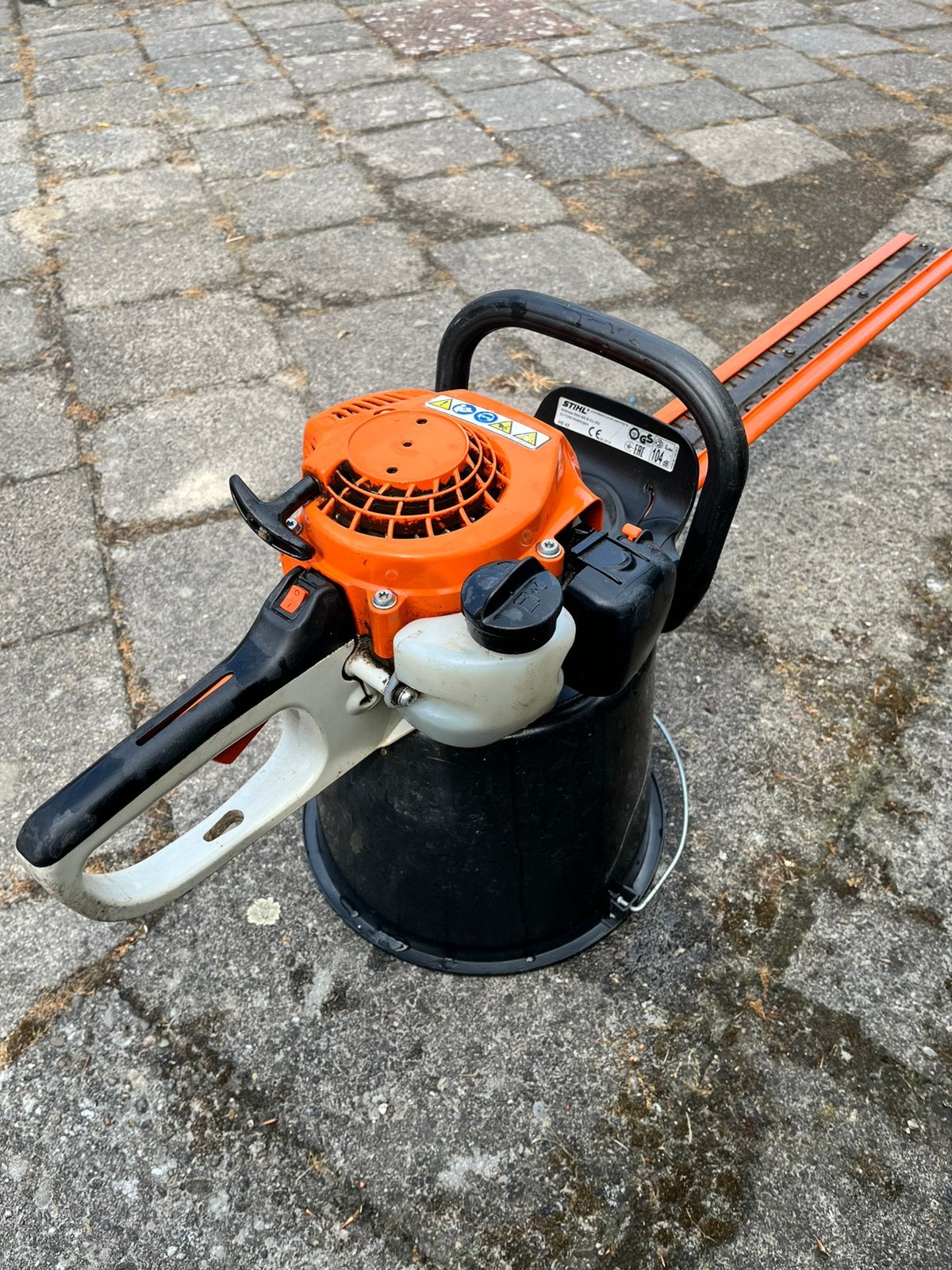 Mooie Stihl HS45 heggenschaar 06.2014, Ophalen of Verzenden, Gebruikt, Benzine