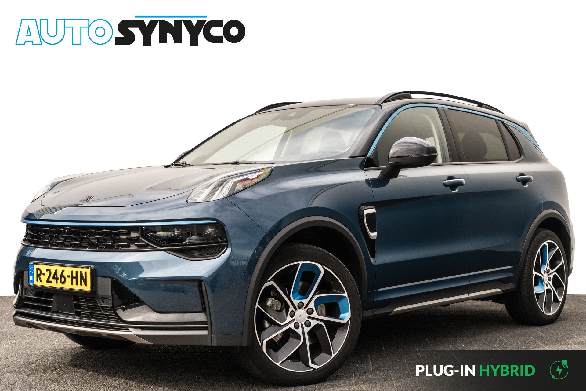 Lynk & Co 01 1.5 Plug-in Hybrid 262 Pk I Panoramadak I 75 km, Auto's, 12 maanden, Stof, Blauw, 120 €/maand