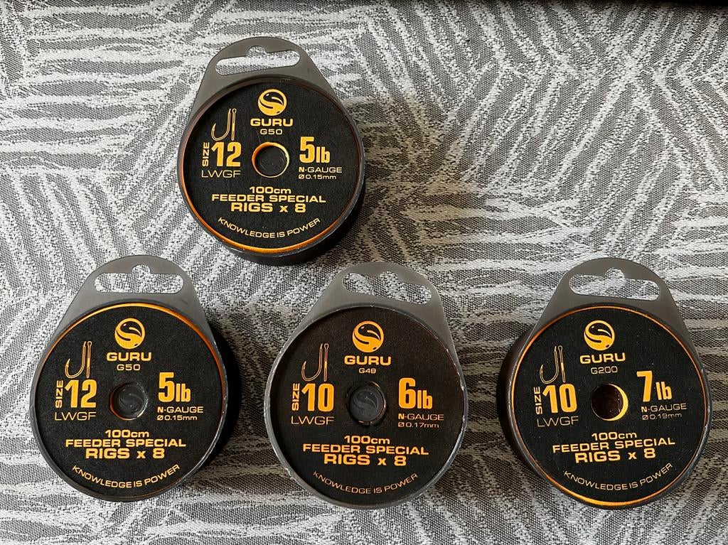 Guru Feeder Special Rigs - Diverse Maten (4 Verpakkingen), Ophalen of Verzenden, Nieuw, Haak