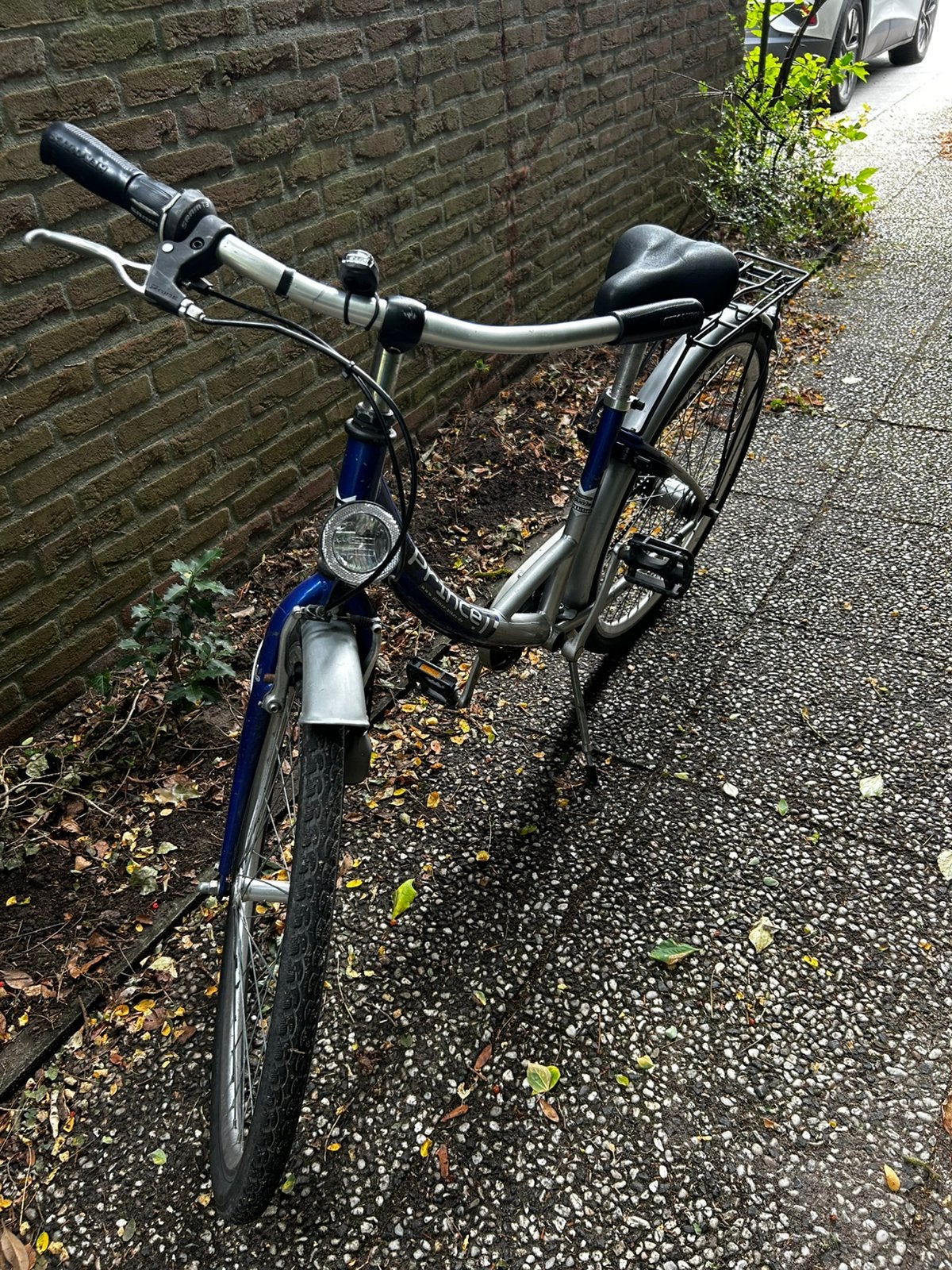 Prince Target kinder- / meidenfiets (24 inch) – Blauw/Zilver, Ophalen, Gebruikt, 20 inch of meer