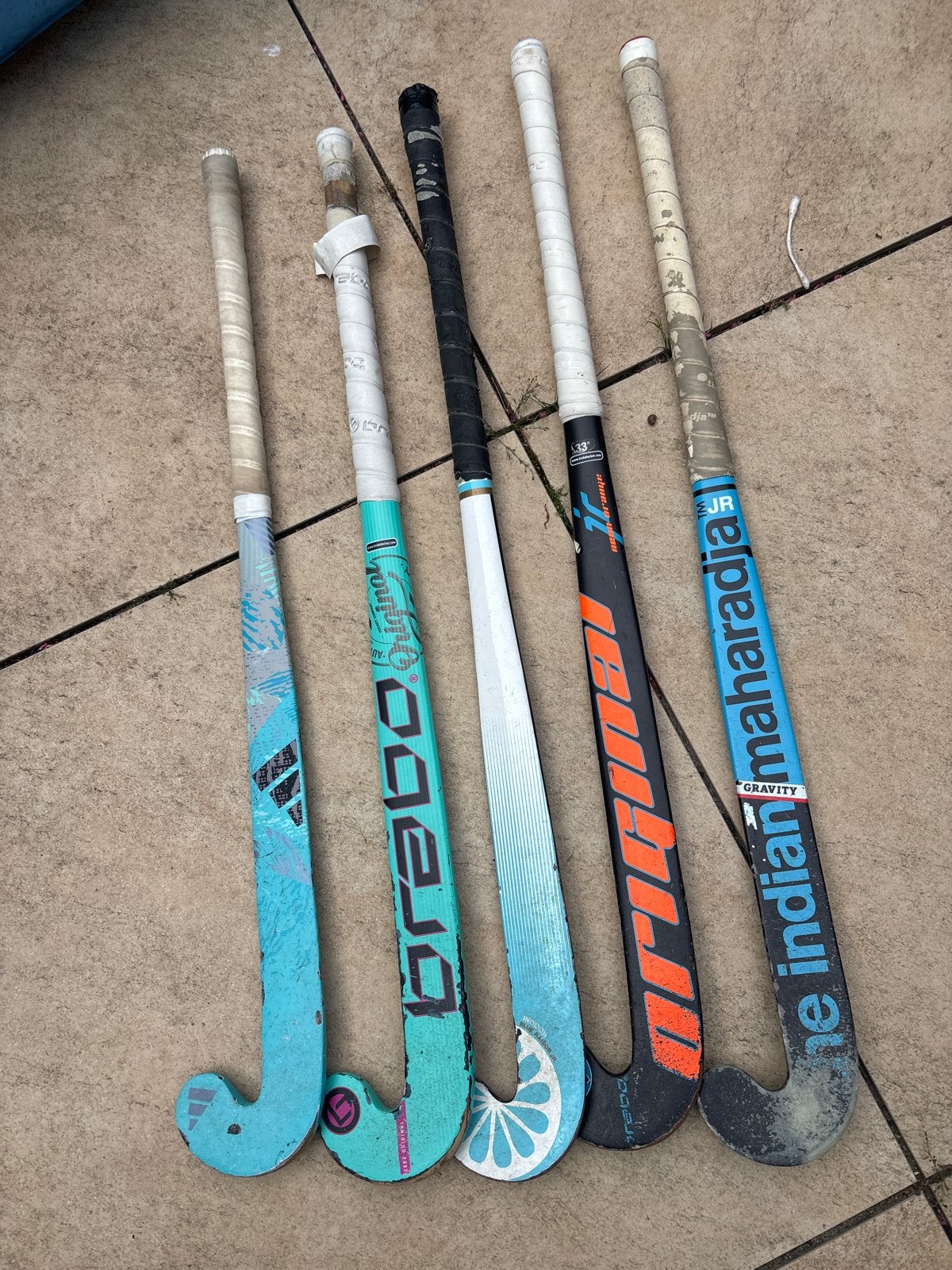 Diverse hockey sticks - Adidas, Grays, Dita, The Indian Maha, Ophalen, Gebruikt, Stick