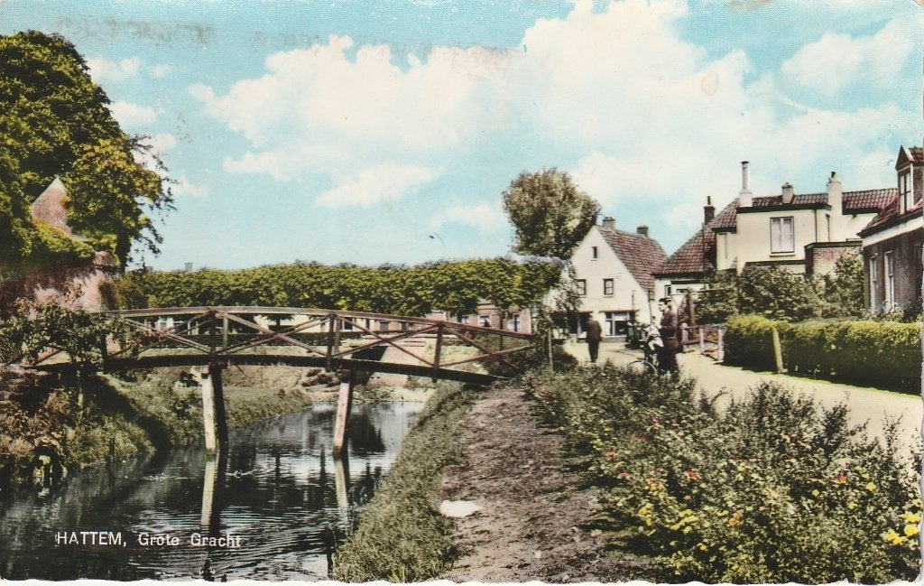 Hattem  Grote Gracht, Ophalen of Verzenden, 1940 tot 1960, Gelopen, Gelderland