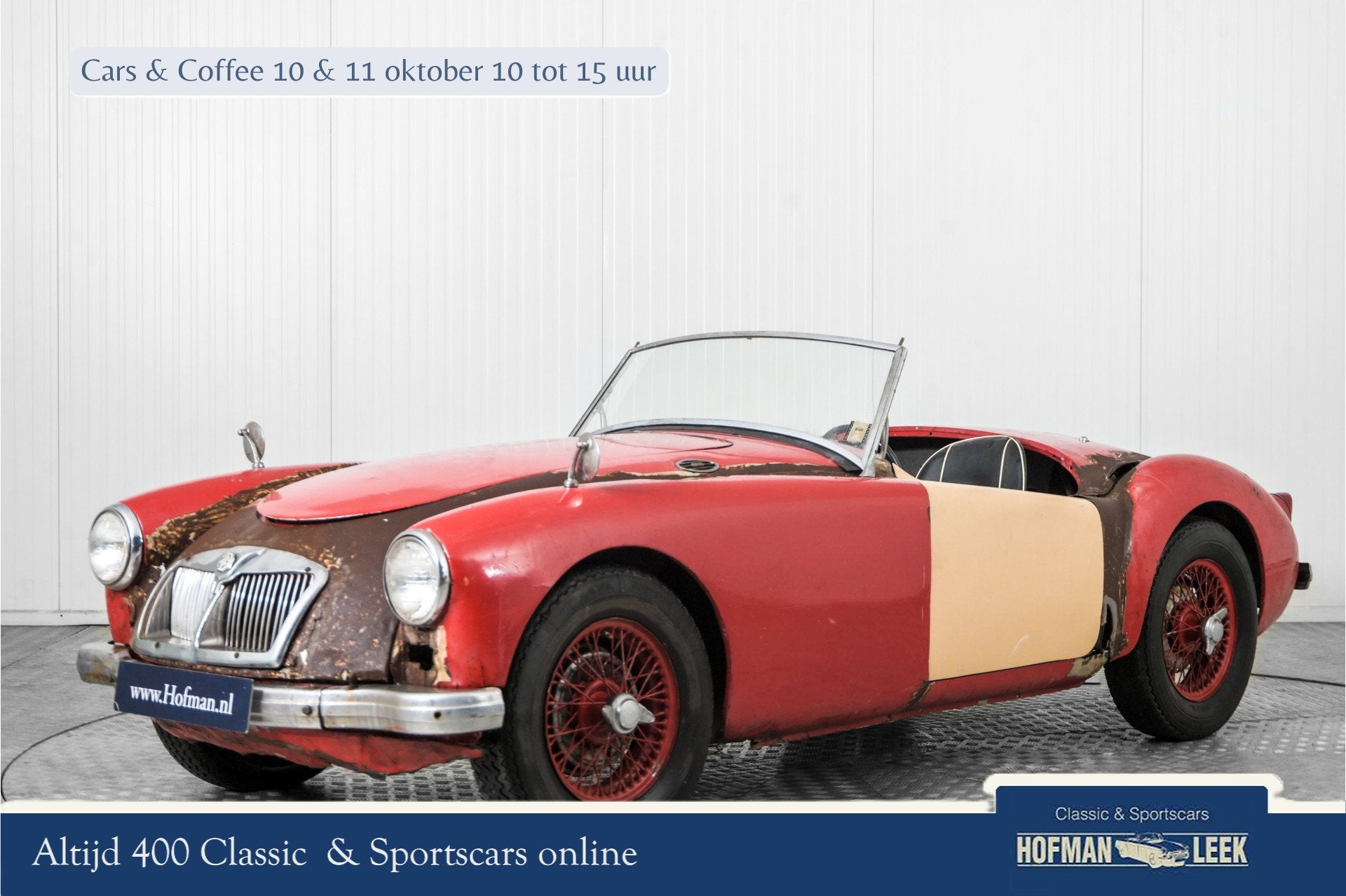 MG A (bj 1957), Auto's, Gebruikt, Cabriolet, Bedrijf, Handgeschakeld