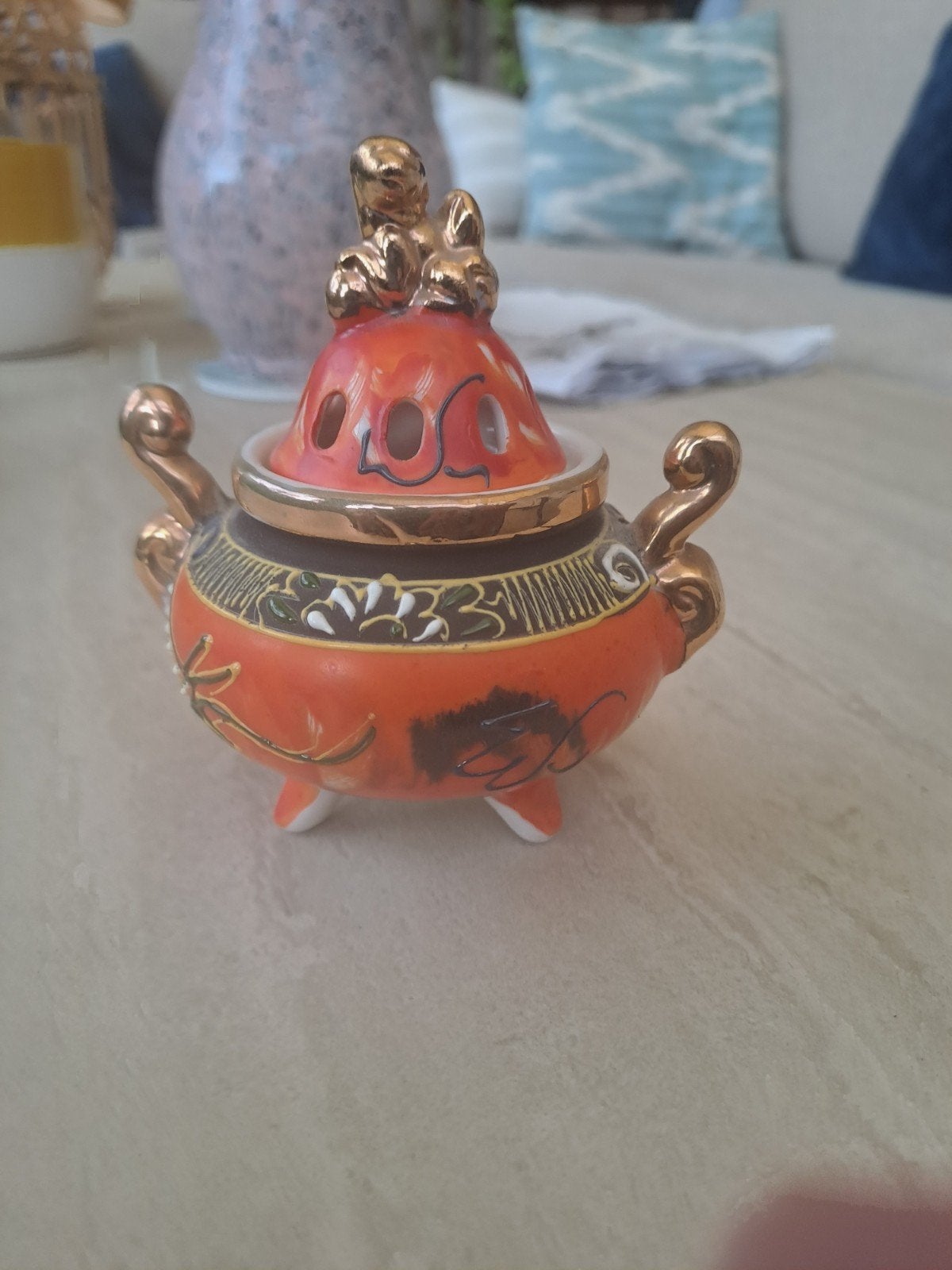 Vintage japanse wierookbrander, Ophalen of Verzenden