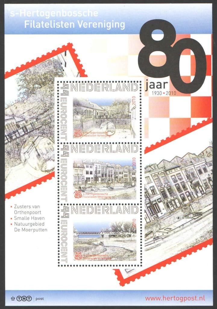 Postzegels 's-Hertogenbossche Filatelisten Vereniging (3), Ophalen of Verzenden, Na 1940, Postfris