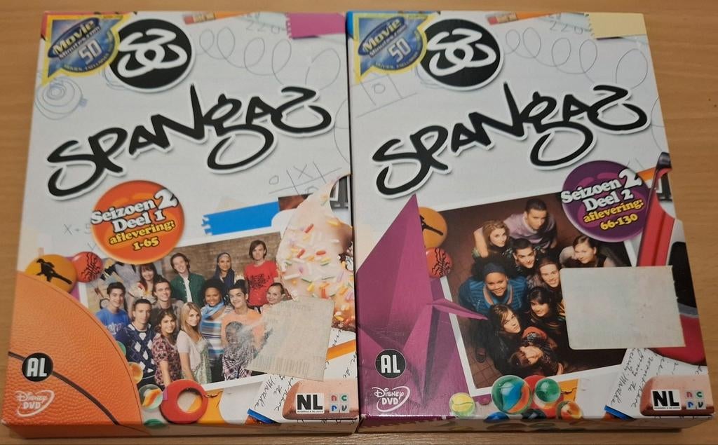 Spangas seizoen 2 deel 1 en 2, Cd's en Dvd's, Vanaf 12 jaar, Ophalen of Verzenden, Zo goed als nieuw, Komedie