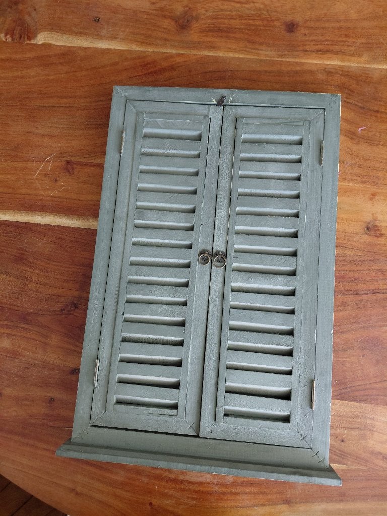 Groene spiegel, Huis en Inrichting, Woonaccessoires | Spiegels, Ophalen, Minder dan 50 cm, Zo goed als nieuw, Minder dan 100 cm