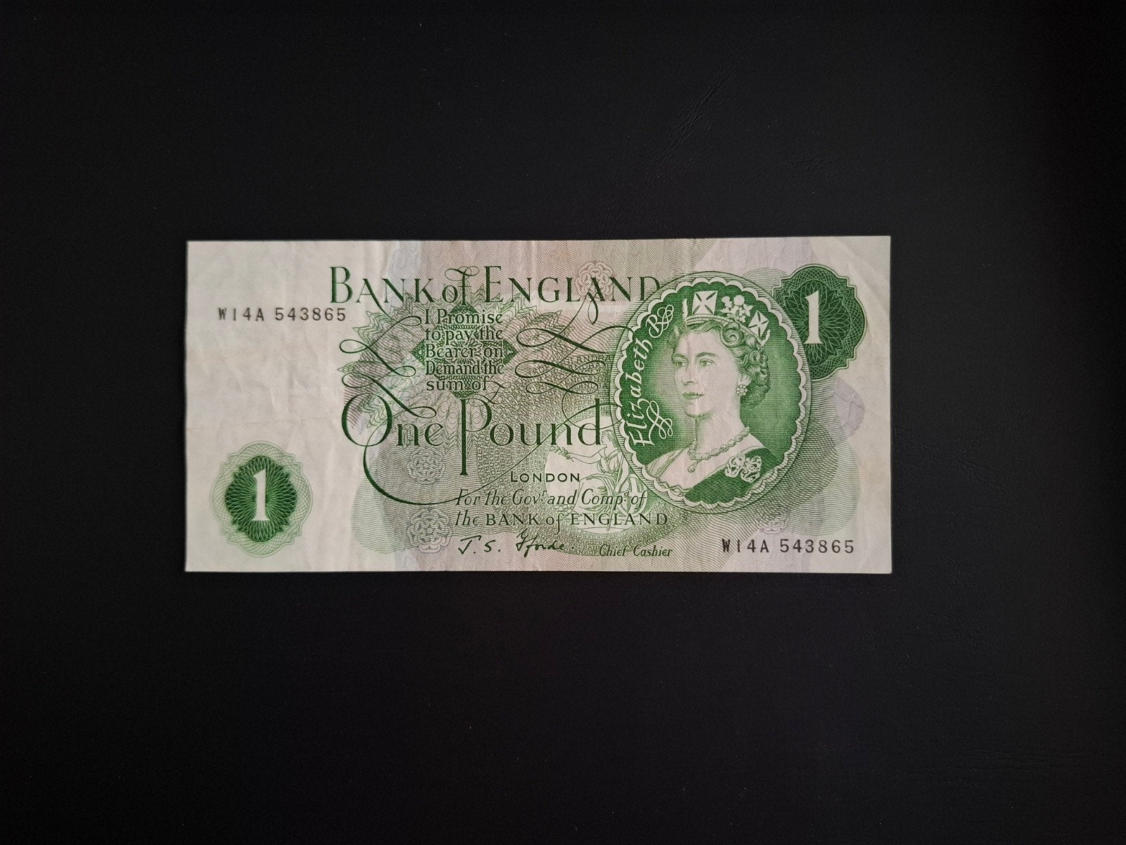 1 pond Groot Brittannië #018, Postzegels en Munten, Ophalen of Verzenden, Zuid-Amerika, Los biljet
