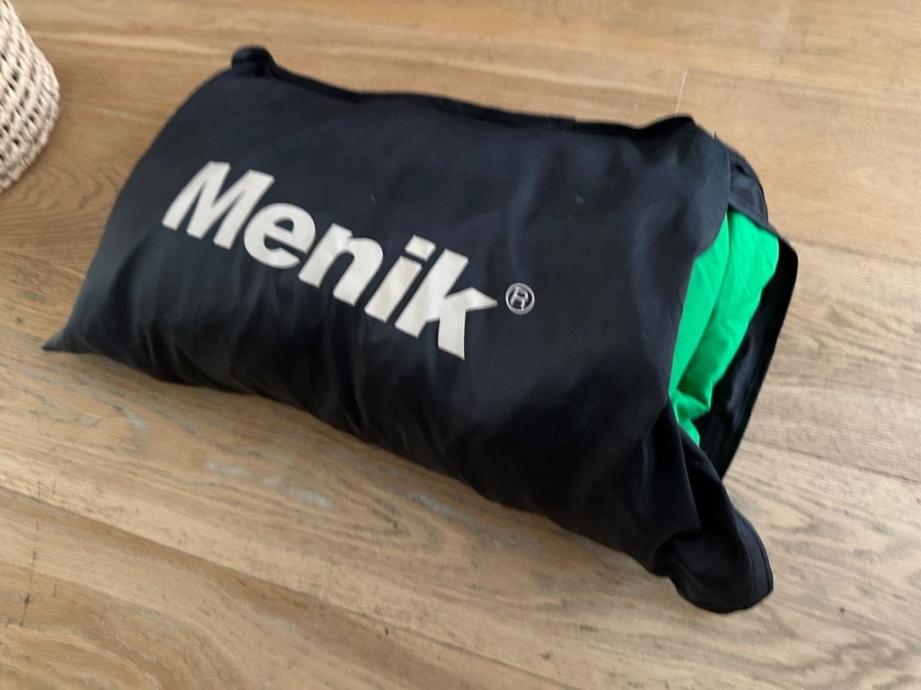 Menik Green screen / Chroma Key, 6 mtr x 2.50 mtr Nieuw., Ophalen of Verzenden, Nieuw, Achtergrond