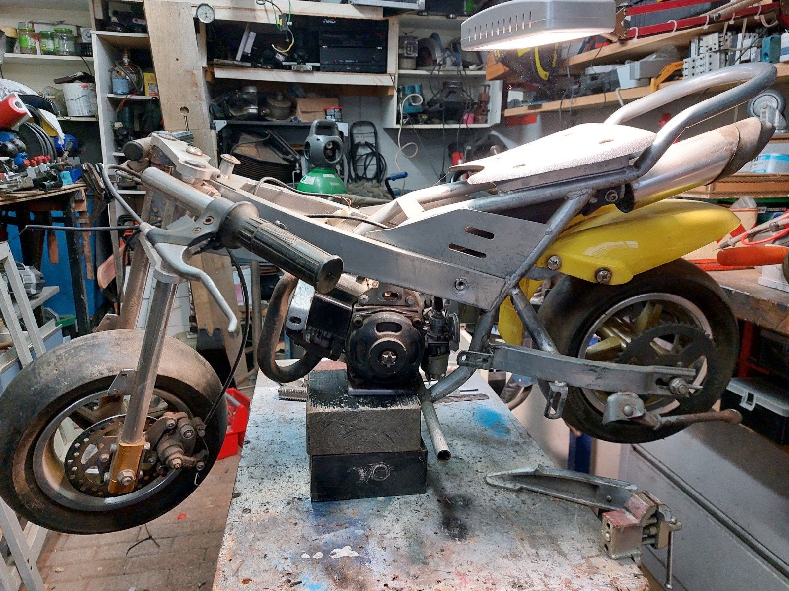 minibike, Ophalen
