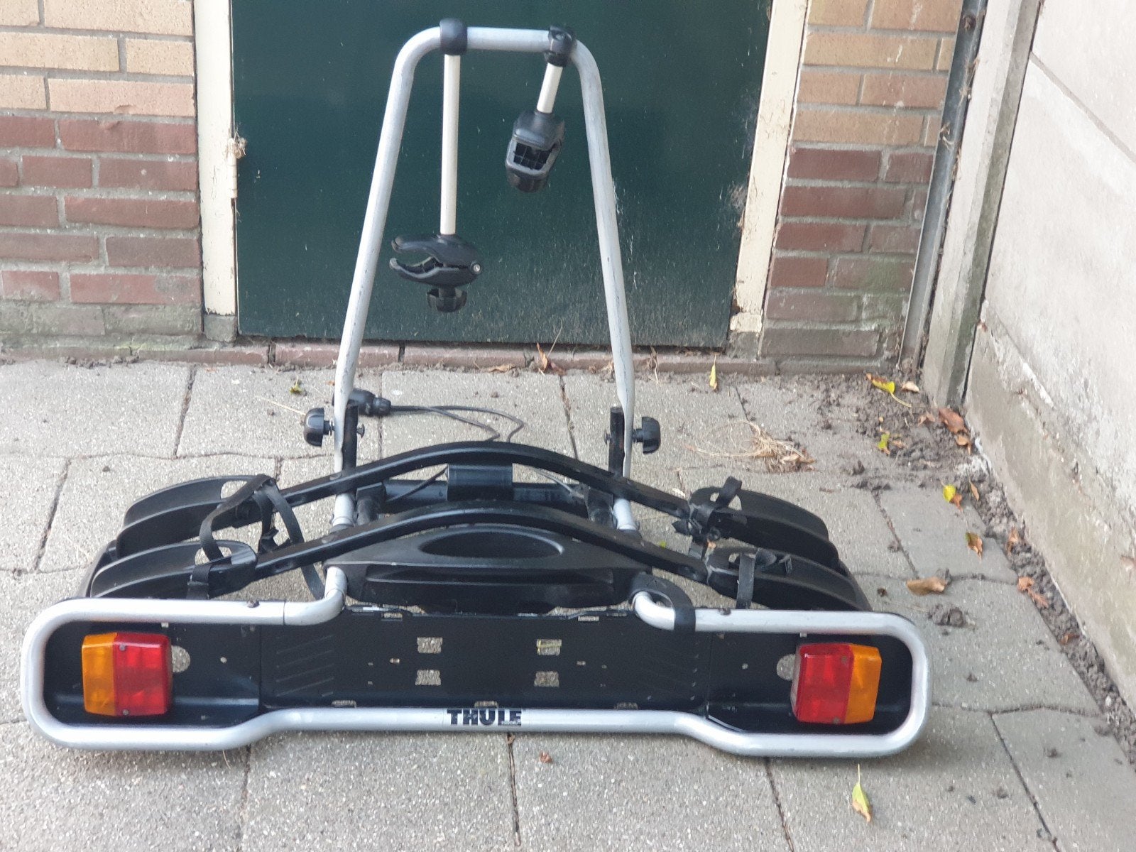 Fietsendrager Thule Voor 2 fietsen Kantelbaar, Ophalen, Gebruikt, Brede banden, 2 fietsen