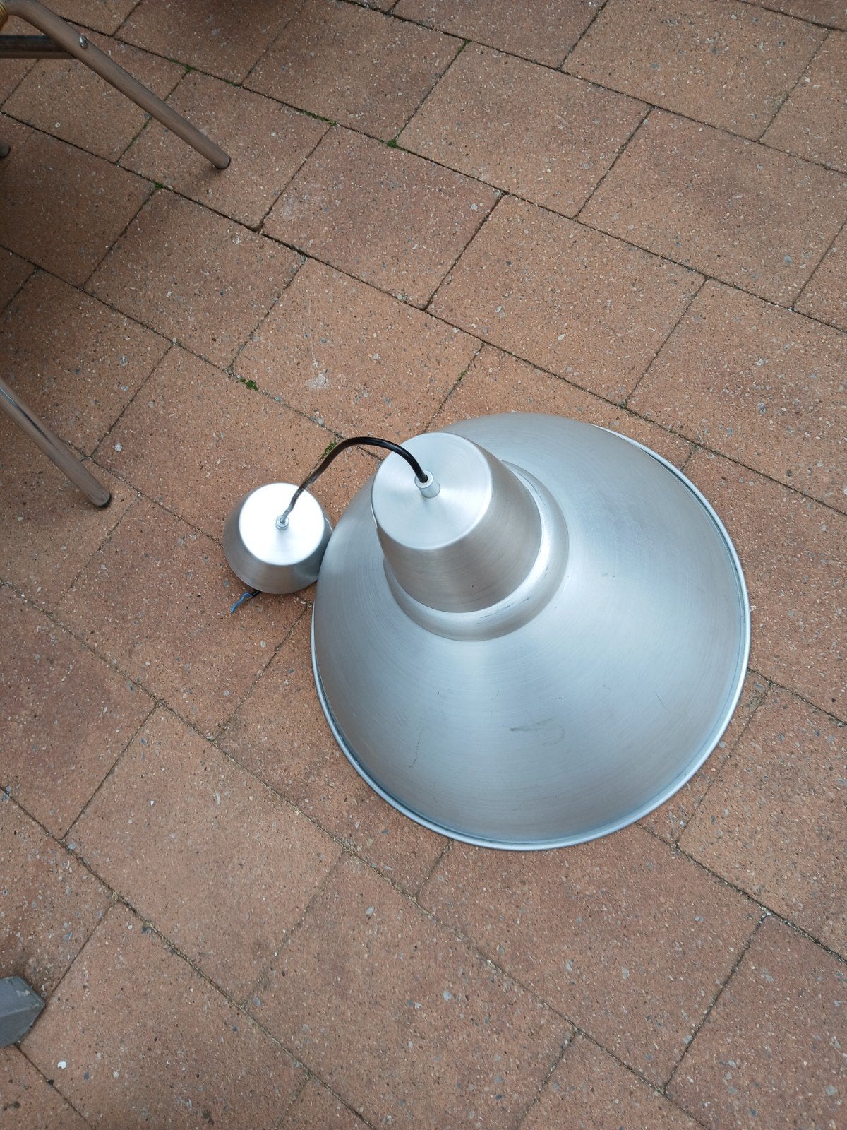 Leuke industriële hanglamp, Huis en Inrichting, Ophalen, Gebruikt, Metaal, E27 (groot)