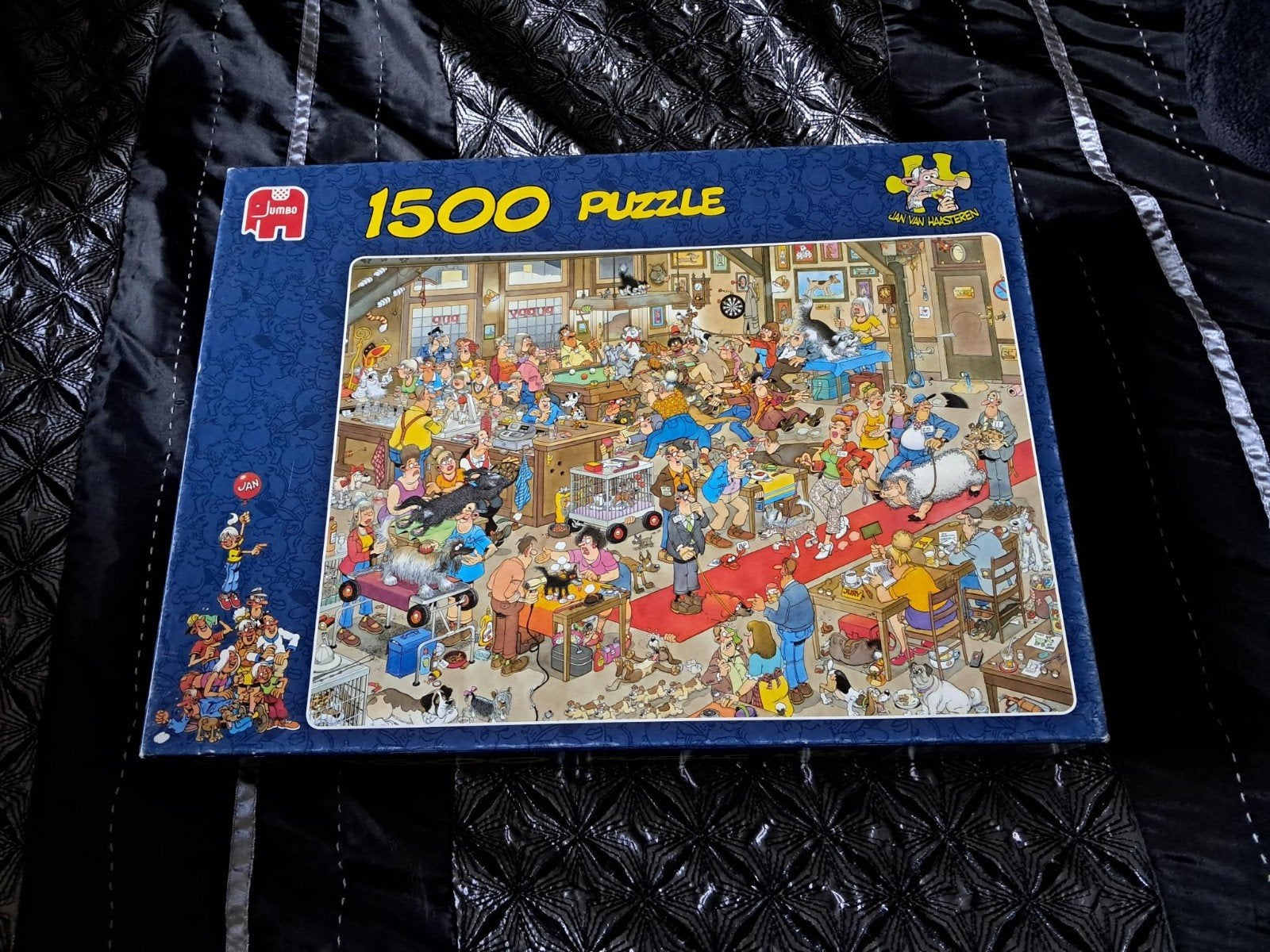 Jan van Haasteren puzzel 1500 stukjes - de hondenshow, Hobby en Vrije tijd, Denksport en Puzzels, Ophalen of Verzenden, 500 t/m 1500 stukjes