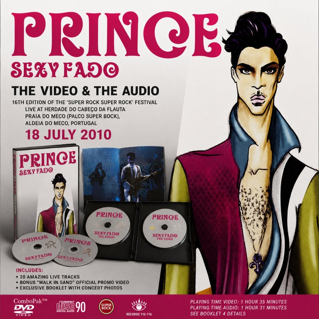 Prince - Sexy Fado 20TEN (Portugal CD + DVD) Portugal, Import, Live-album, Nieuw in verpakking, Verzenden