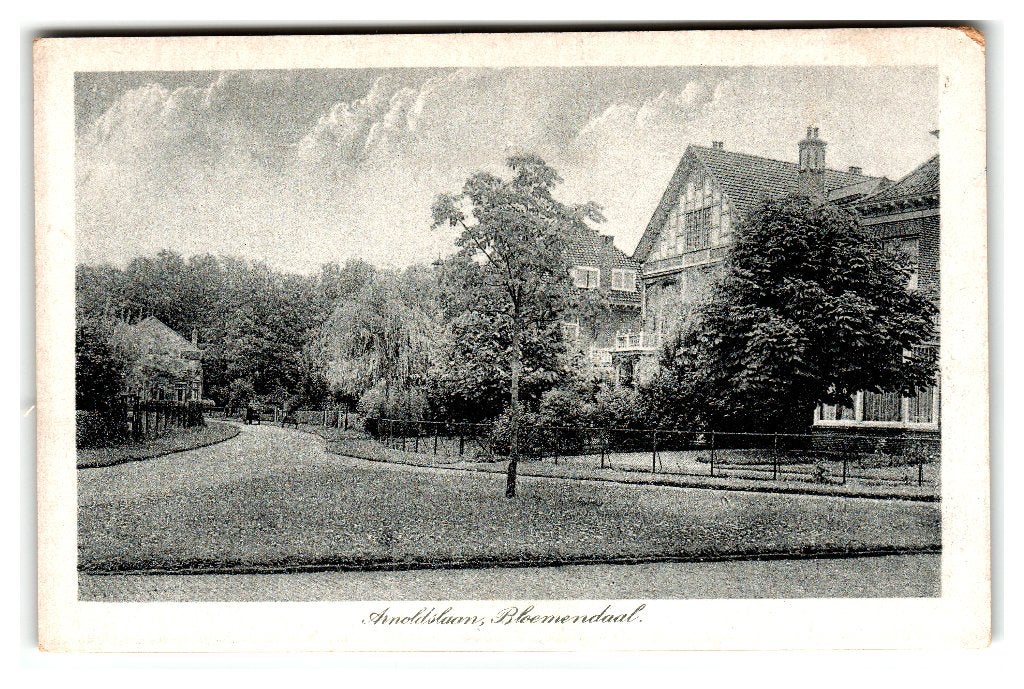 Bloemendaal, Arnoldslaan, Verzenden, 1940 tot 1960, Ongelopen, Noord-Holland