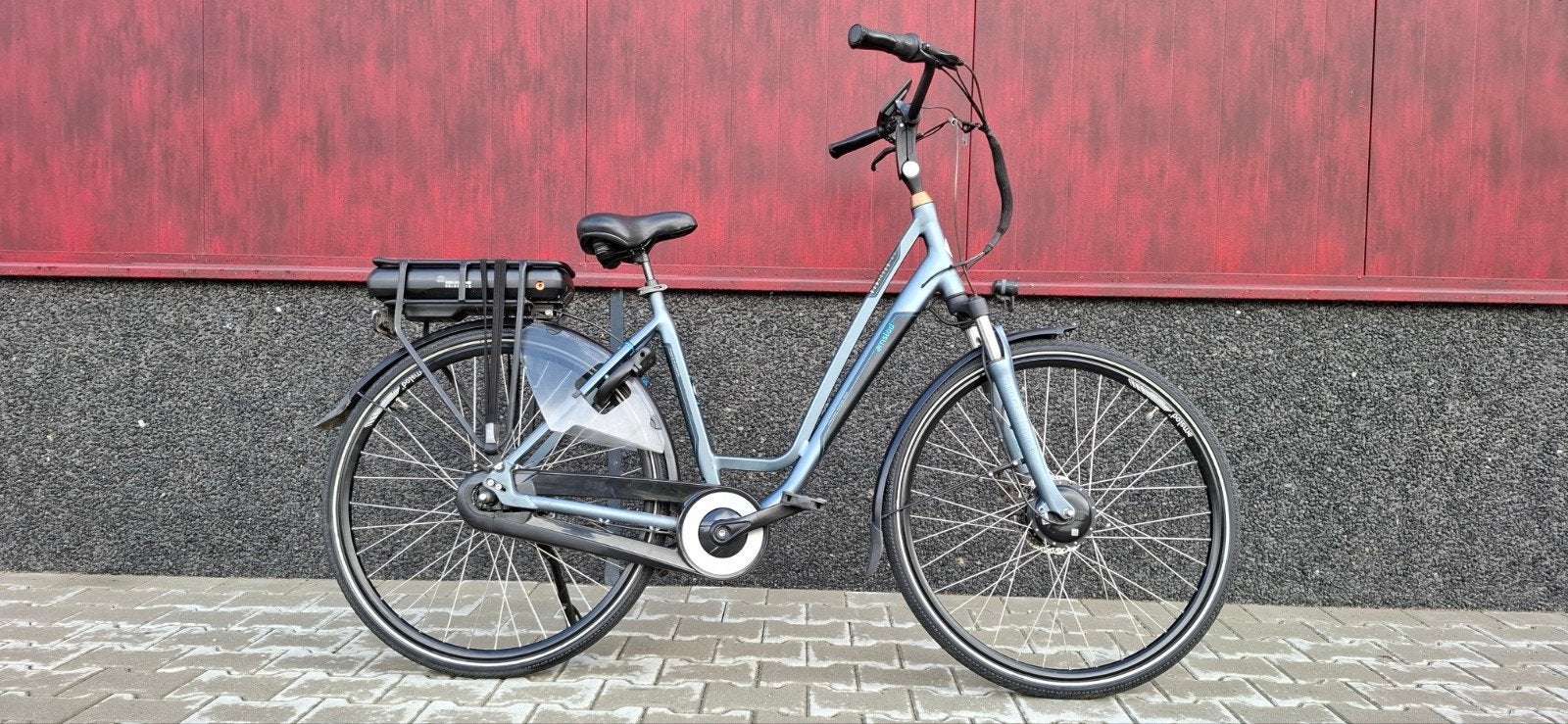 Amslod Hamilton MX elektrische damesfiets 28 inch, Versnellingen, Zo goed als nieuw, Overige merken, Ophalen