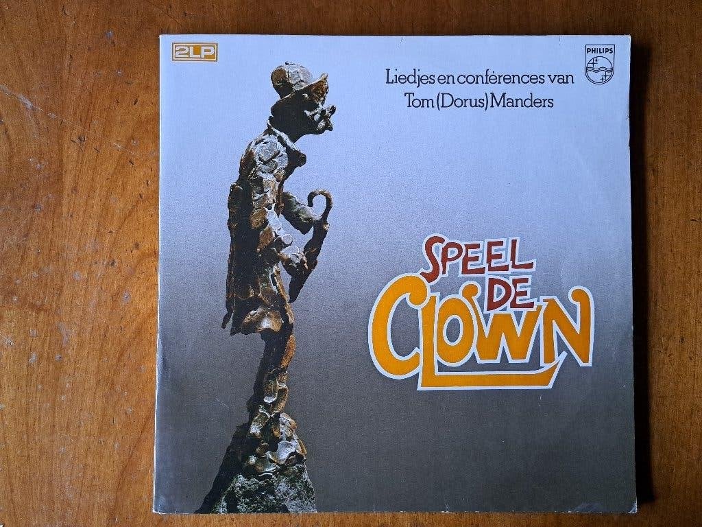 LP Tom Manders Dorus Speel de Clown vinyl, Gebruikt, Ophalen of Verzenden, Dubbel-LP, Levenslied of Smartlap