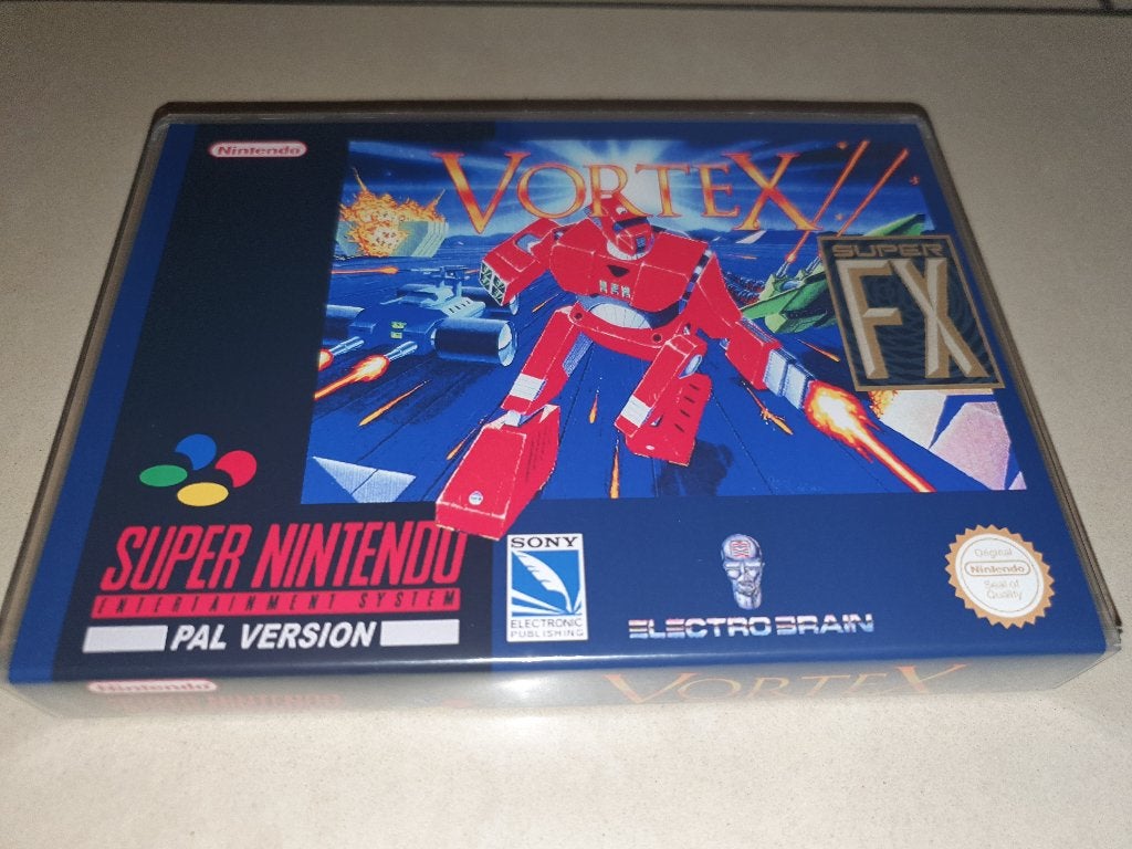 Vortex SNES Game Case, Avontuur en Actie, Verzenden, 1 speler, Zo goed als nieuw
