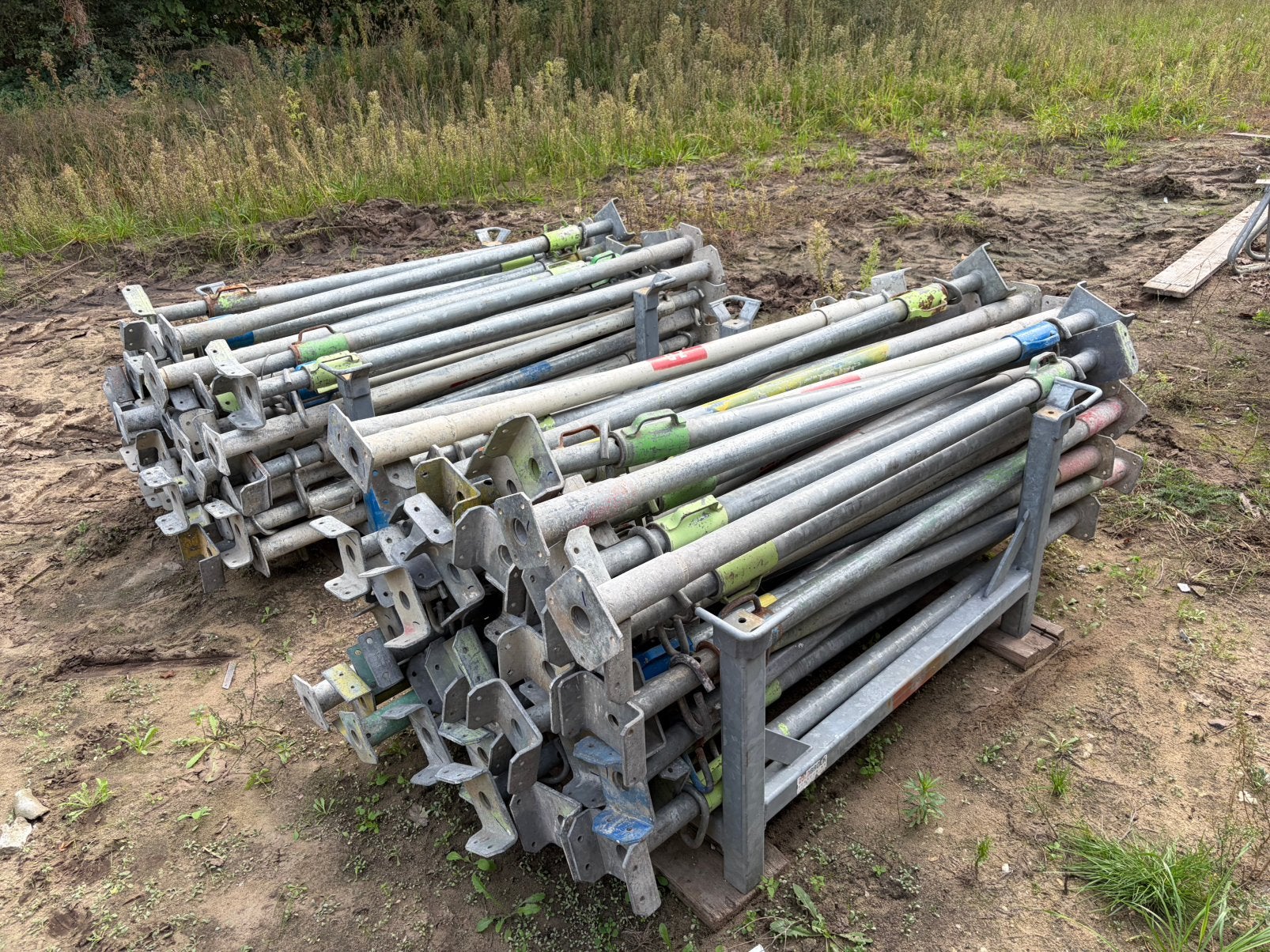 Bouwstempels 100 stuks, Doe-het-zelf en Verbouw, Ophalen, Gebruikt, Overige typen, 2 tot 5 meter