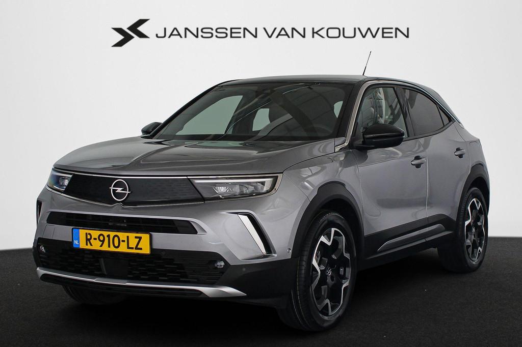 Opel Mokka-e Ultimate 50-kWh 11kw bl. 1e Eigenaar Stoel-Stuu, Auto's, Opel, 136 pk, Gebruikt, Zwart, Mokka-e