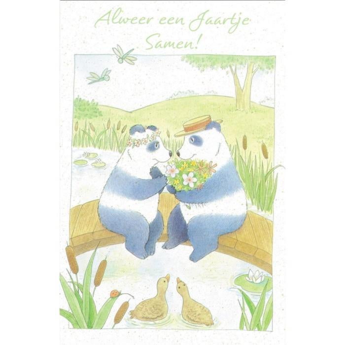 Wenskaart Een jaartje samen bij Stichting Superwens!, Ophalen of Verzenden, Nieuw