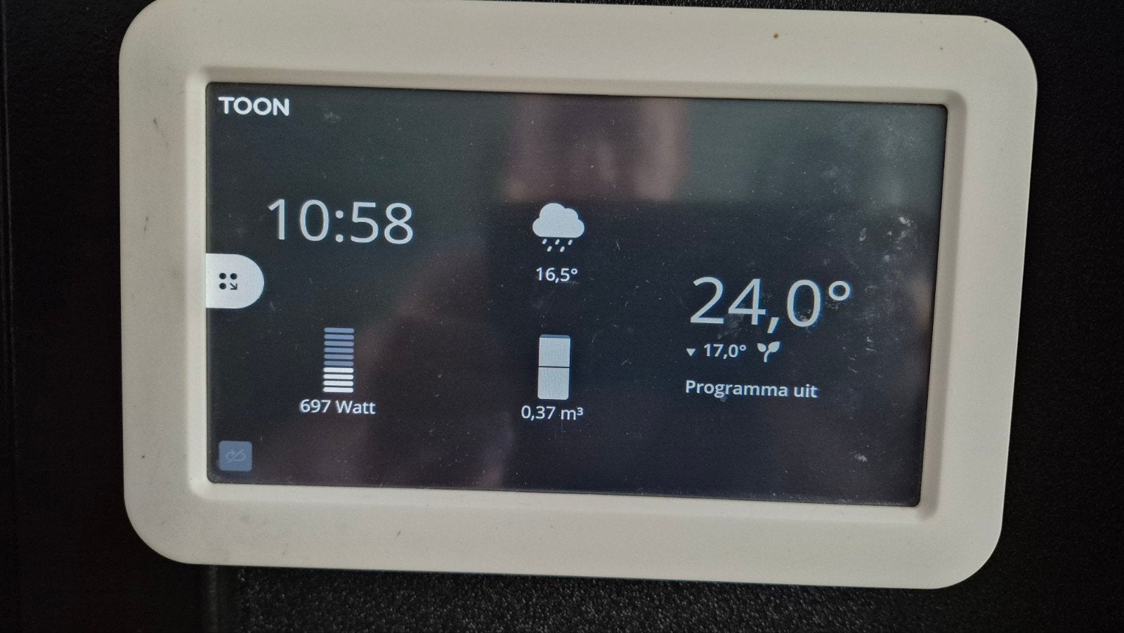 Toon thermostaat, Doe-het-zelf en Verbouw, Ophalen of Verzenden, Gebruikt