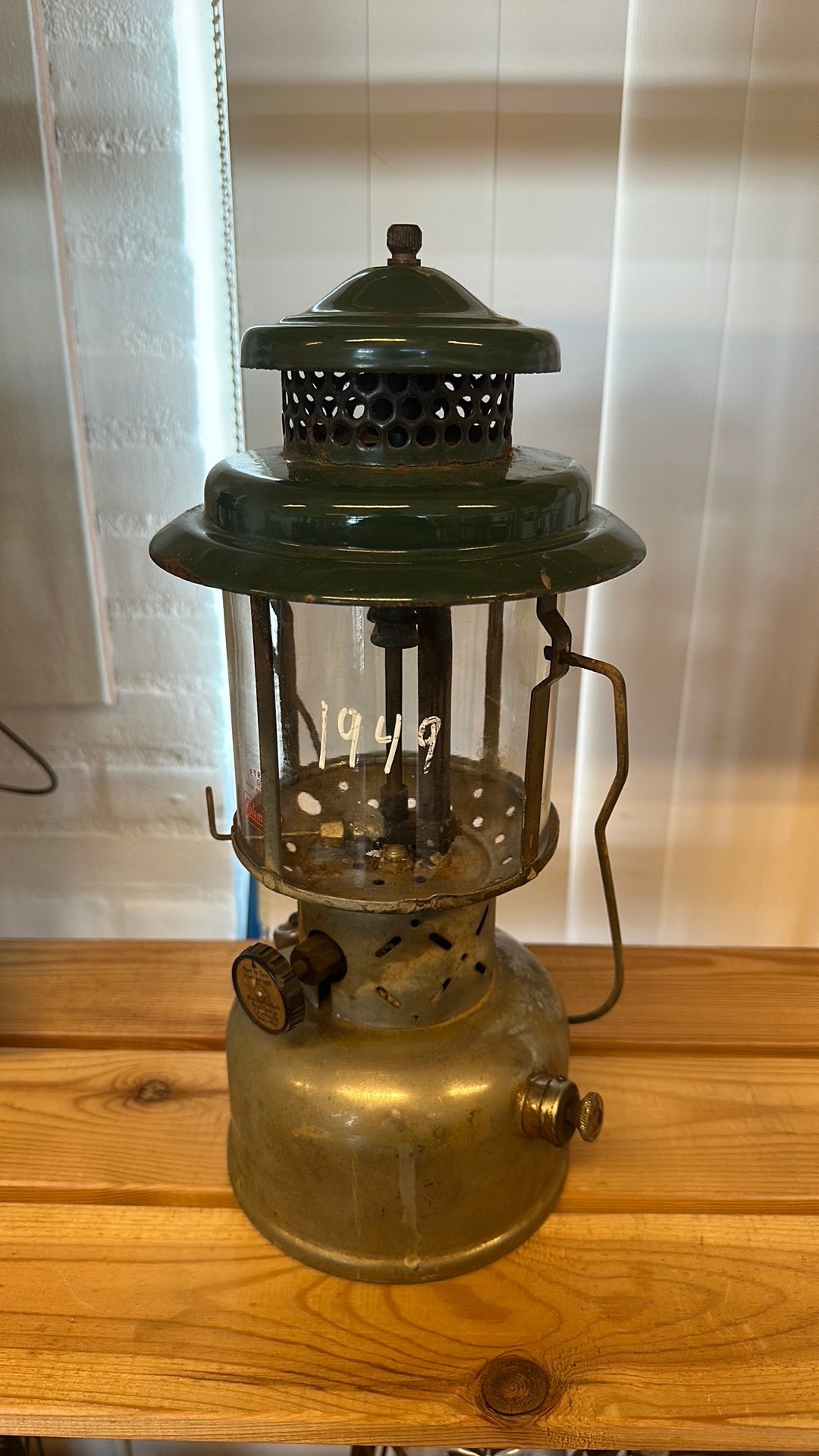 Druklamp van Coleman type 237 (Empire) 1949, Antiek en Kunst, Ophalen of Verzenden