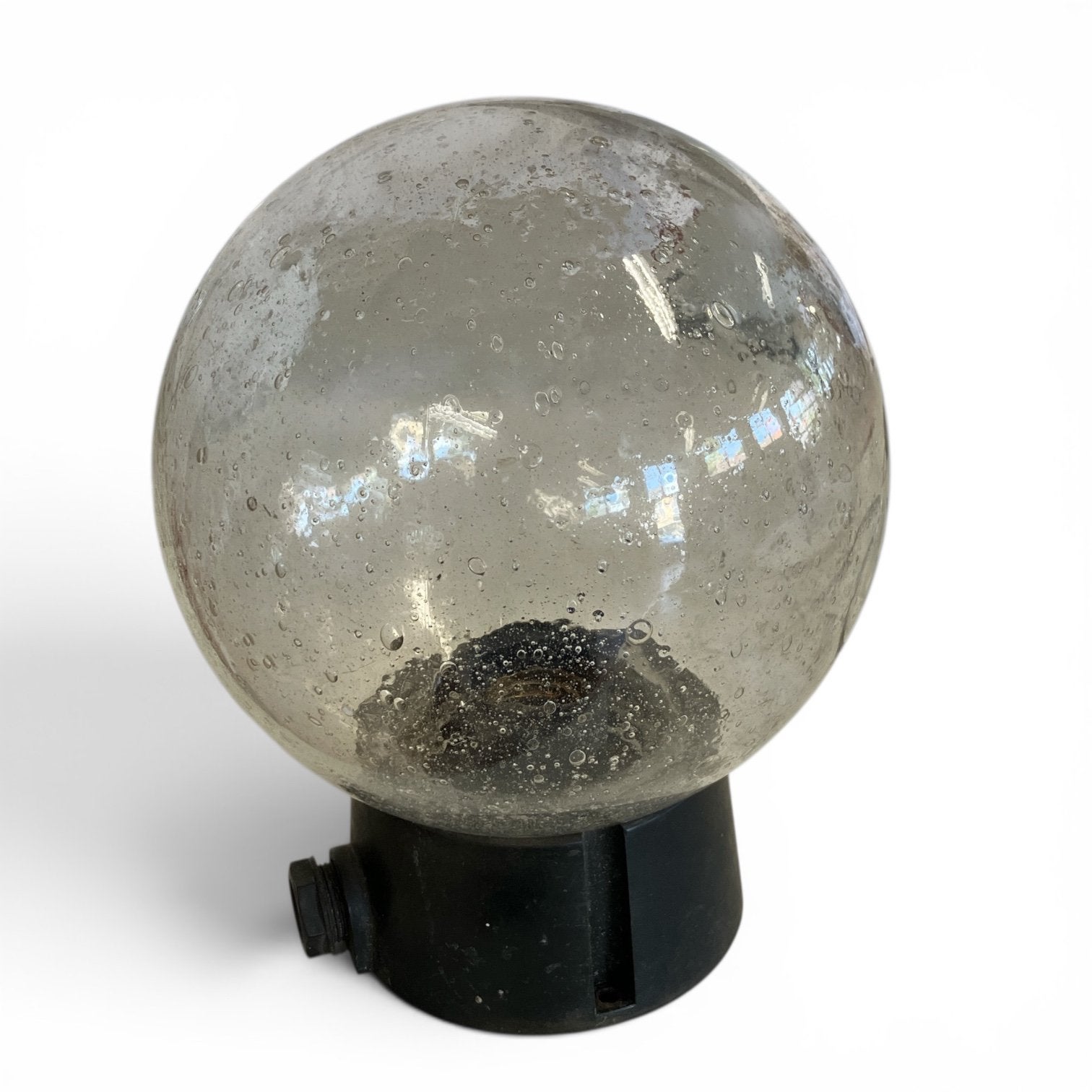 Jaren '70 Buitenlamp Bubble Glas -  1972-1975, Ophalen of Verzenden