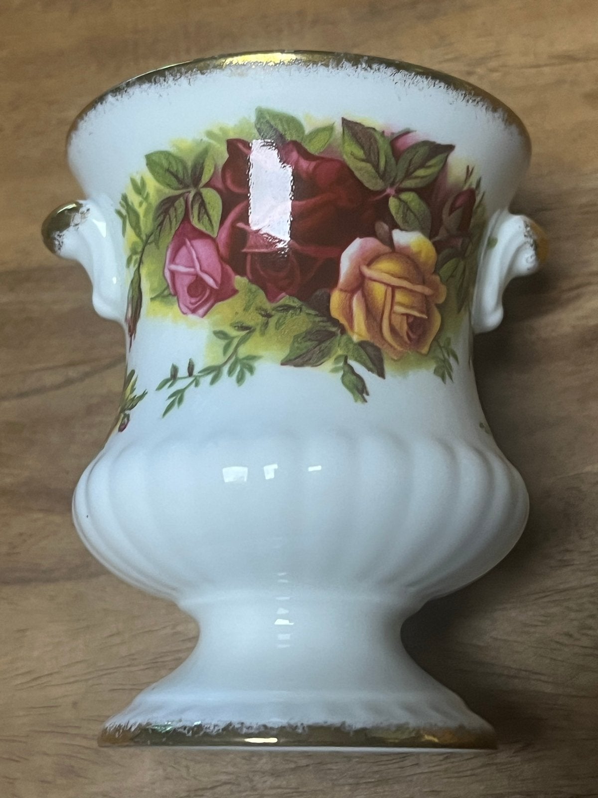 Royal Albert Old Country Roses Kleine Vaas - 9cm, Antiek en Kunst, Ophalen of Verzenden