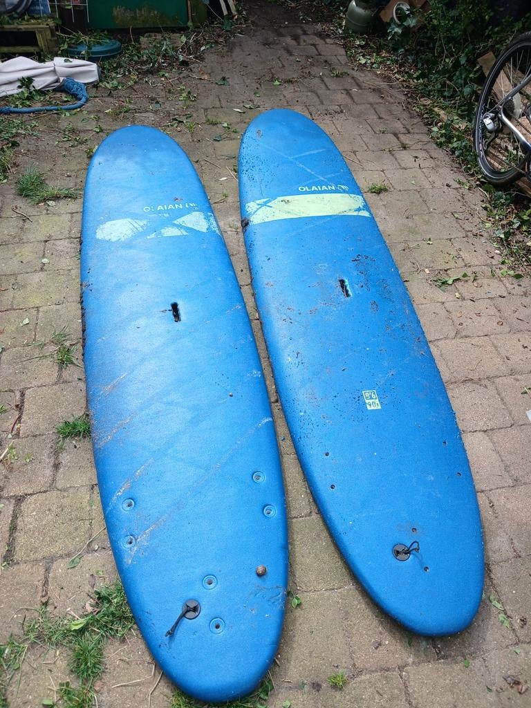 Softtop 9'0 surfboards met beschadigingen, Watersport en Boten, Ophalen