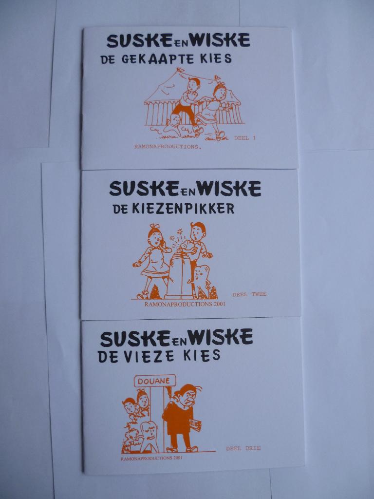 S&W ILLEGALE UITGAVEN"PRODENT VOUWSTRIPS"UIT 2001, Nieuw, Ophalen of Verzenden, Willy Vandersteen, Complete serie of reeks