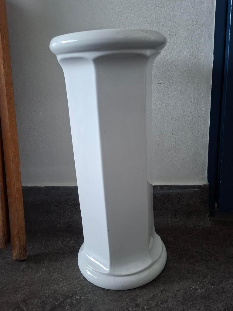 vintage sokkel zuil plantenstandaard retro design keramiek, Ophalen of Verzenden, Gebruikt