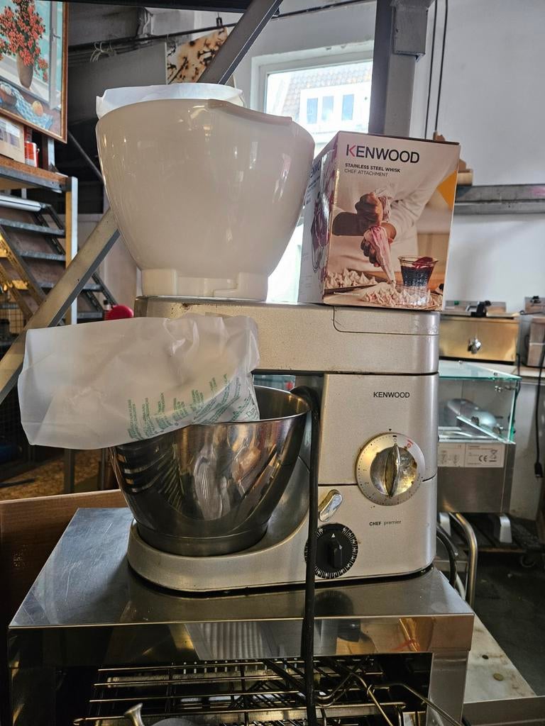 Kenwood Major Chef Premier met extra kom en accessoires, Witgoed en Apparatuur, 4 liter of meer, Ophalen of Verzenden, Gebruikt