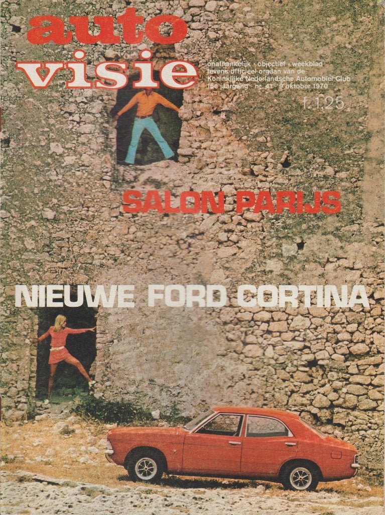 Ford Taunus TC1 en Cortina testen in Autovisie e.a., Gelezen, Ford, Ophalen of Verzenden, Autovisie