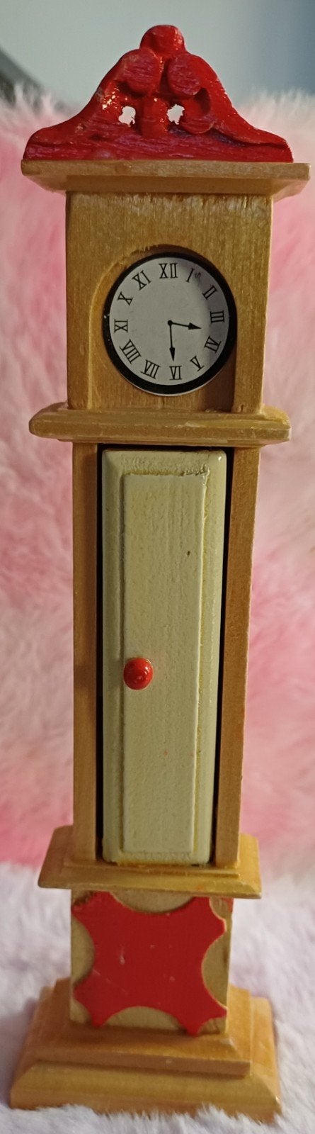 poppenhuis staande klok, Ophalen of Verzenden, Gebruikt, Poppenhuis