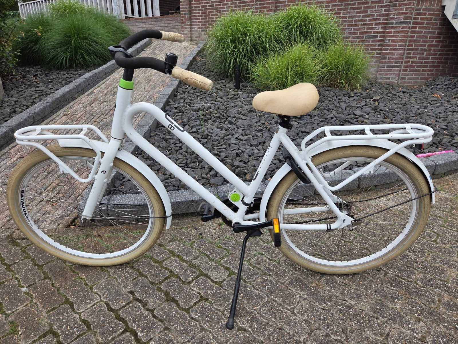 Batavus Damesfiets - Wit 26 inch, Ophalen, Terugtraprem, Batavus, 50 tot 53 cm