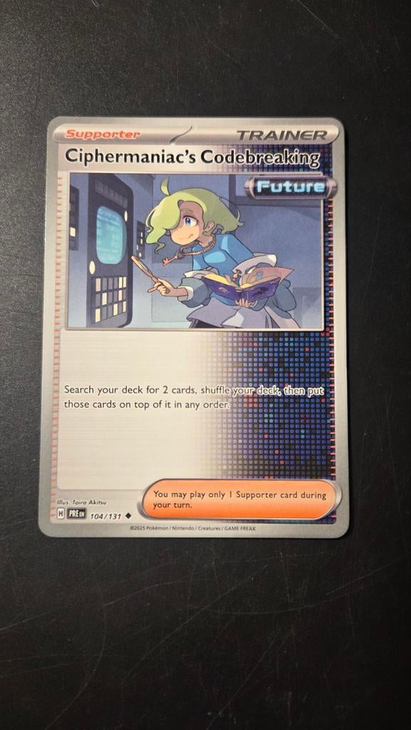 104/131 Ciphermaniac's Codebreaking (Prismatic Evolution), Verzenden, Zo goed als nieuw, Losse kaart