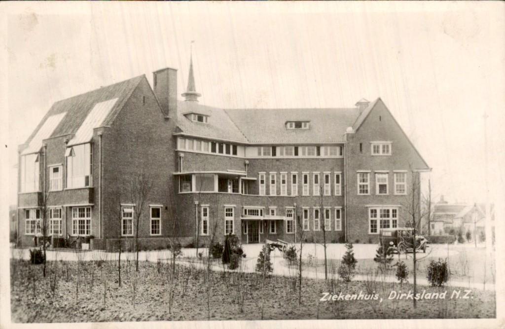 Dirksland - Ziekenhuis - N.Z., Verzamelen, Ophalen of Verzenden, 1920 tot 1940, Gelopen, Zuid-Holland