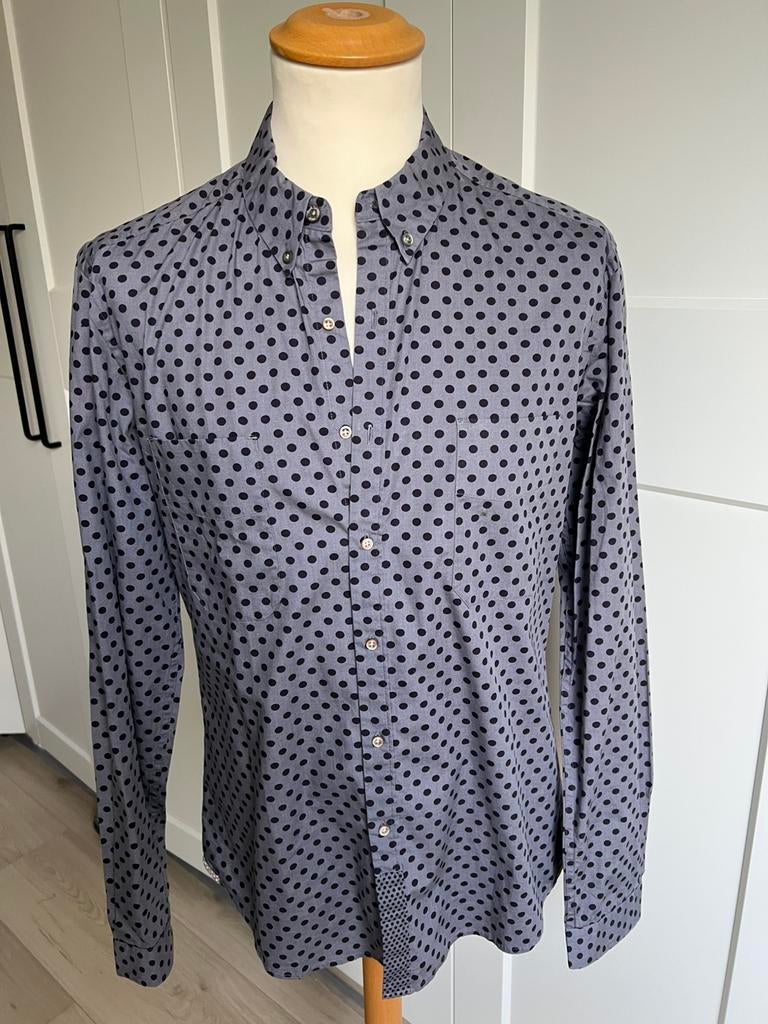 Apart polkadot overhemd, paul smith, M, Ophalen of Verzenden, Zo goed als nieuw, Overige kleuren