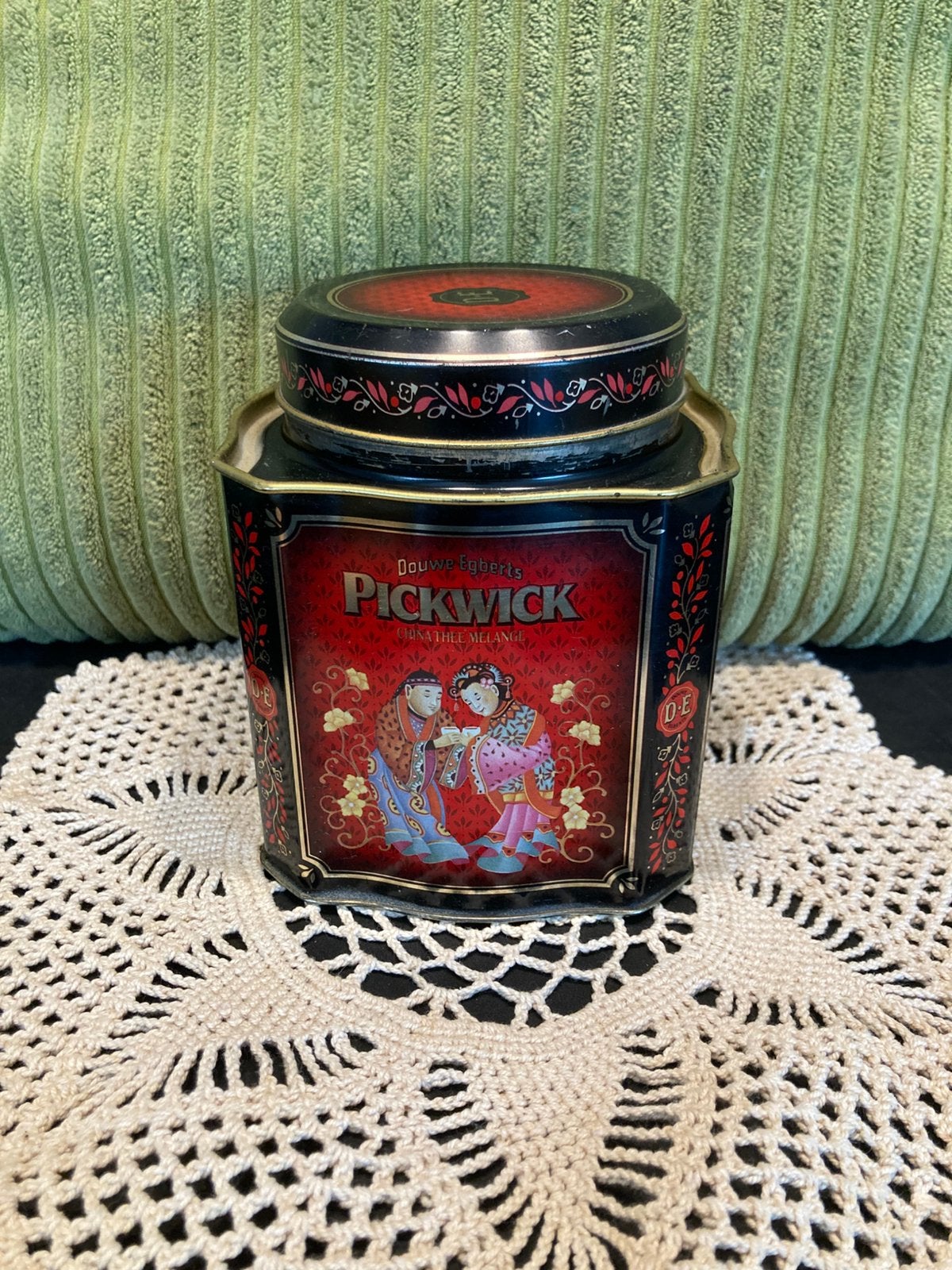 Vintage theeblikje Pickwick (080726c), Ophalen of Verzenden, Gebruikt, Thee