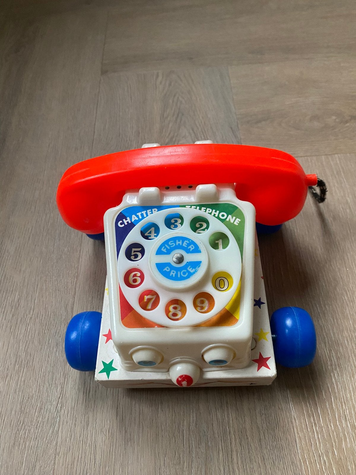 Fisher Price vintage telefoon, Kinderen en Baby's, Speelgoed | Fisher-Price, Ophalen of Verzenden, Gebruikt, Duw- of Trekspeelgoed