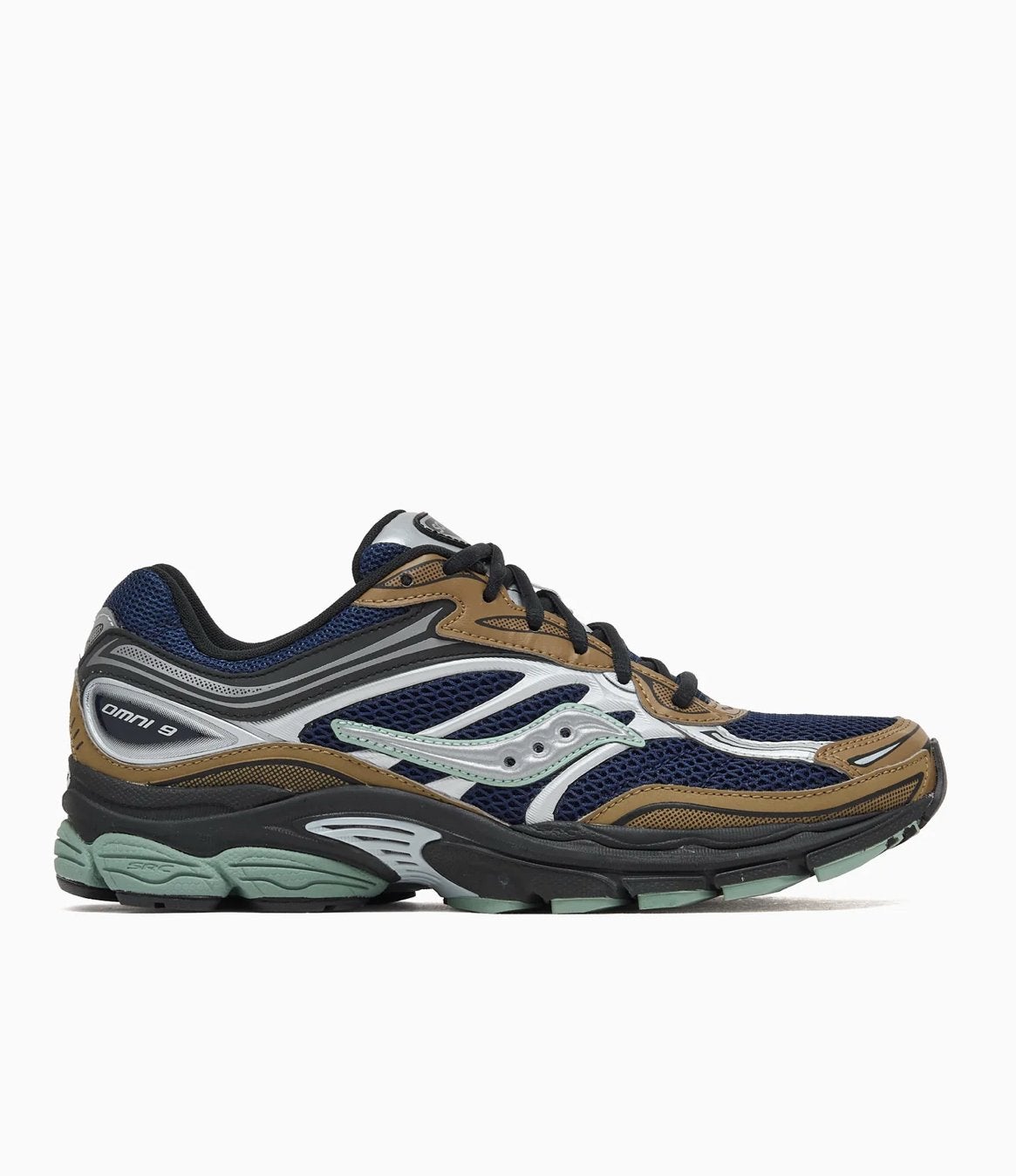 Saucony Progrid Omni 9 ‘Brown Navy' - maat 43, Wolverine Europe B.V., Blauw, Info@saucony.eu, Nieuw