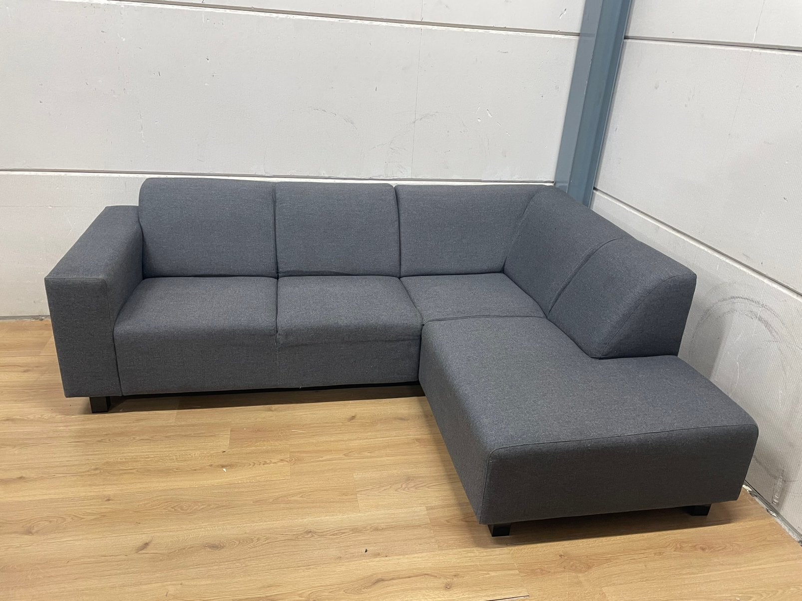 Mooie luxe grijze hoekbank - GEREINIGD!!!, Huis en Inrichting, Ophalen, Luxe, Hoekbank, Zo goed als nieuw