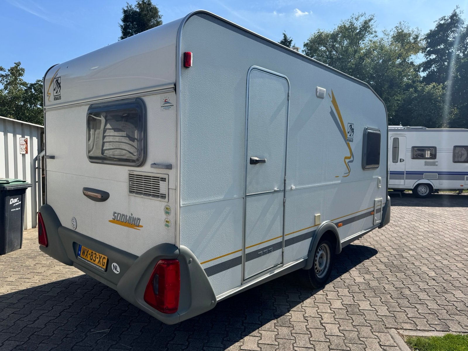 Prachtige KNAUS SÜDWIND 400TS*fransbed*fietsenrek*luifeltent, Bedrijf, 750 - 1000 kg, _, Schokbreker