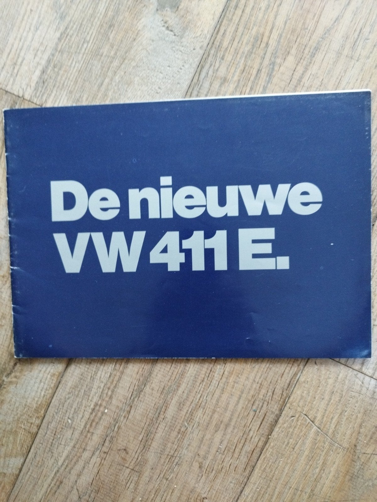 Volkswagen VW 411 E brochure uit 1969 - Nederlands, Volkswagen, Ophalen of Verzenden, Zo goed als nieuw, Volkswagen