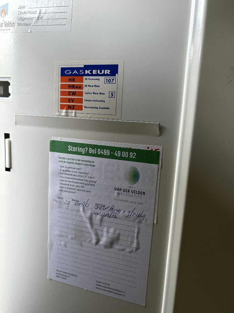 2 goed werkende CV-ketels te koop wegens renovatie, Ophalen, 30 tot 80 cm, Gebruikt, Hoog rendement (Hr)