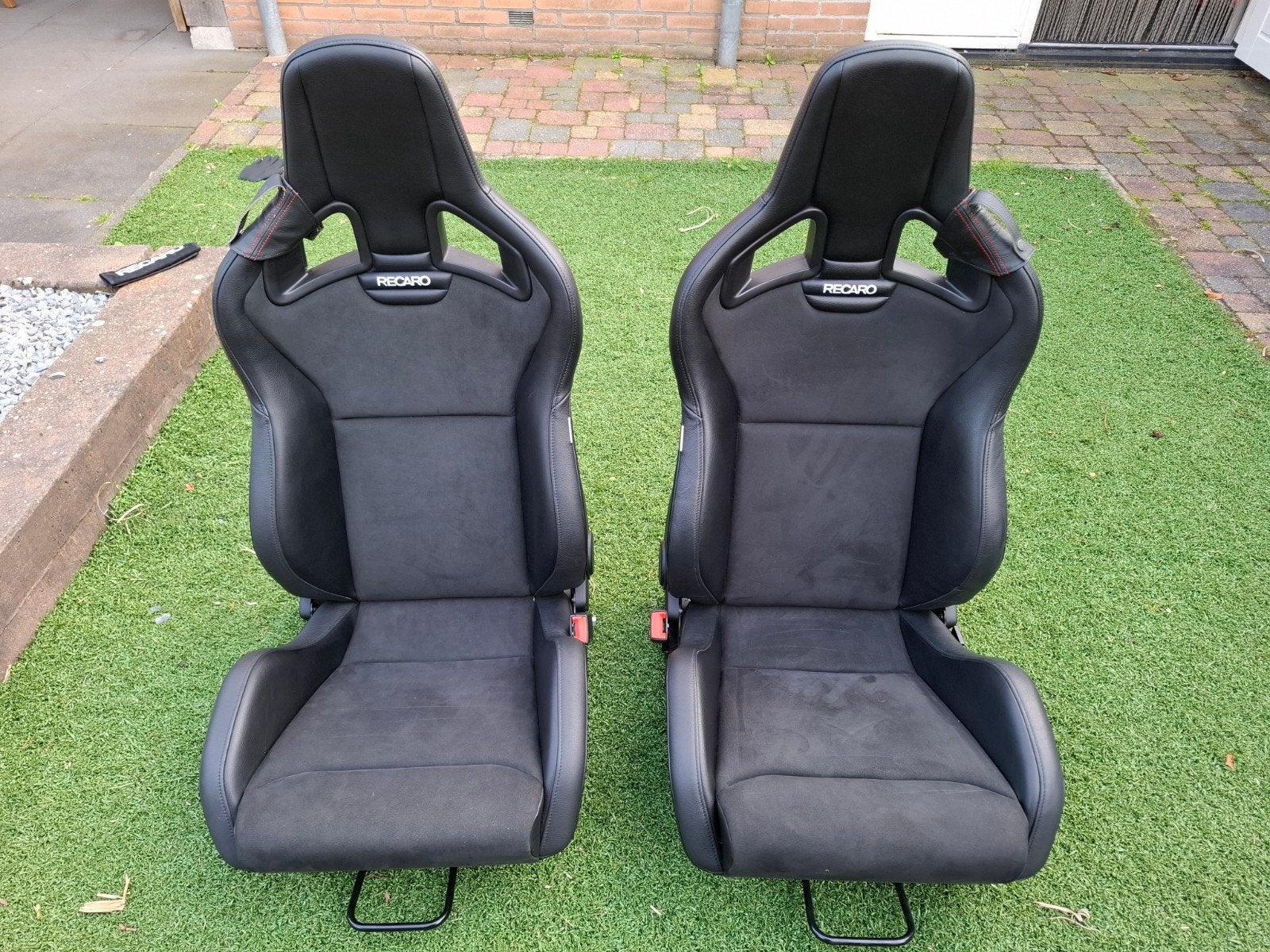Recaro stoellen met stoelverwarming, Auto-onderdelen, Interieur en Bekleding, Ophalen, Gebruikt