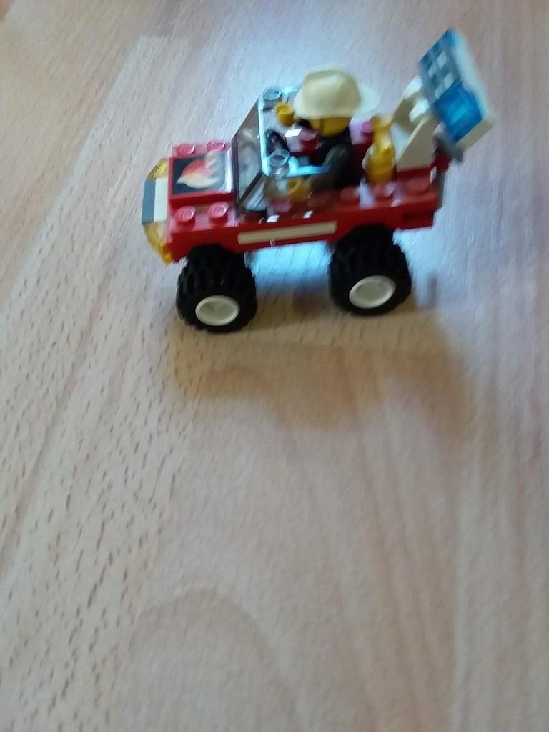 lego nr 7241 brandweer wagentje, Inclusief minifiguren, Lego, Ophalen of Verzenden, City
