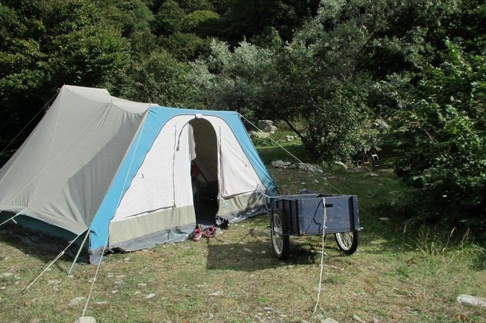 Katoenen tent, Ophalen of Verzenden, Gebruikt